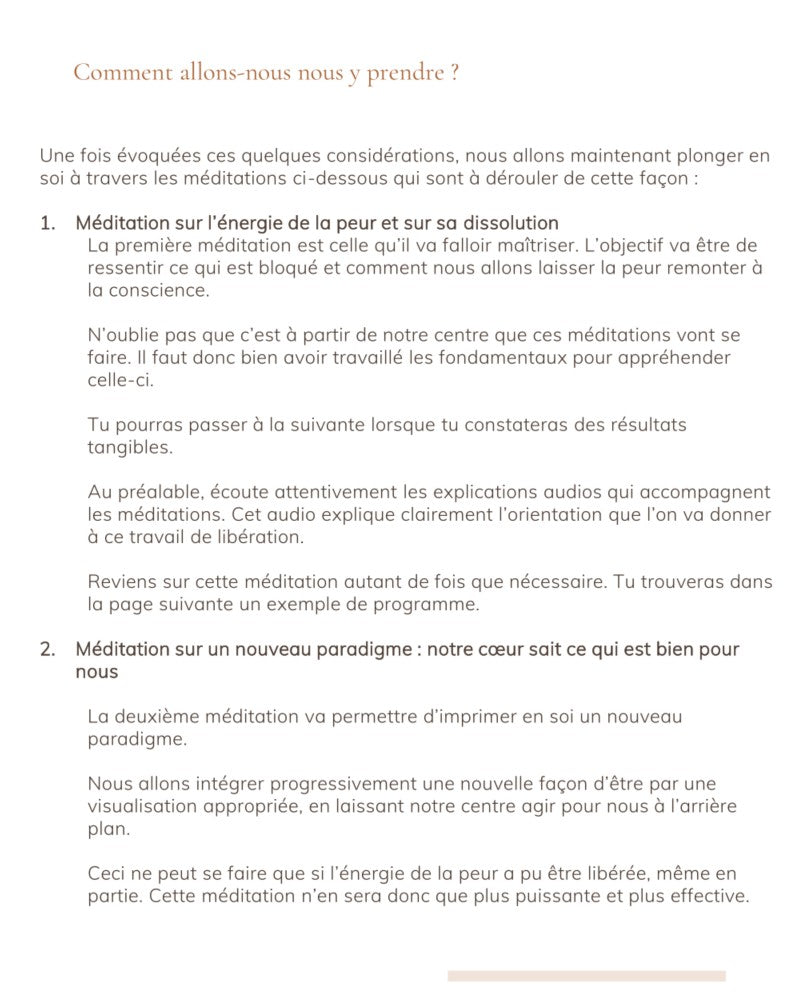03 - Se libérer de la peur du manque d'argent pour reconfigurer notre vie (ebook et méditations)