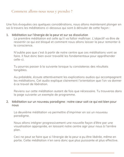 03 - Se libérer de la peur du manque d'argent pour reconfigurer notre vie (ebook et méditations)