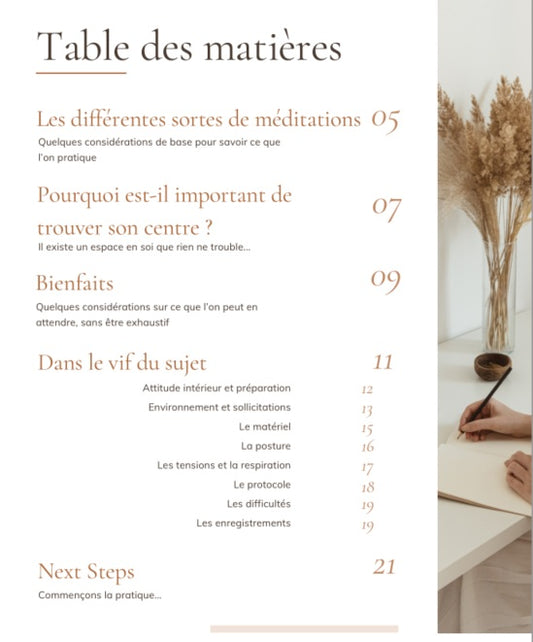 01 - Eclat d'Olam - les fondamentaux de la méditation Olam Aora (ebook et méditations)